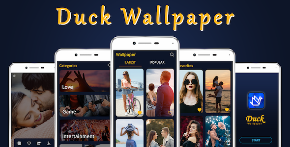Duck Wallpaper , Admin , Dynamic , Native App