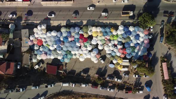 Amazing Umbrellas at the Market Place