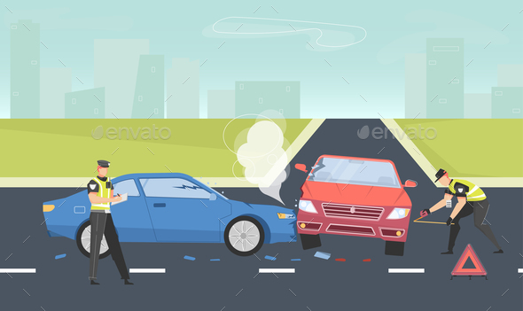 Car Accident Background