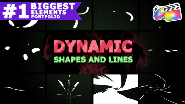 Dynamic Shapes and Lines | FCPX alt