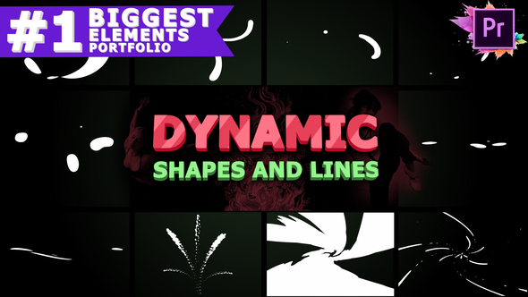 Dynamic Shapes and Lines | Premiere Pro MOGRT