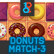 Donut Match 3 GUI Pack - GraphicRiver Item for Sale