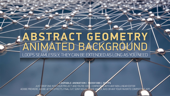 Abstract Geometry Animated Background