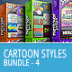 Cartoon and Comic Book Styles Bundle 4 - GraphicRiver Item for Sale