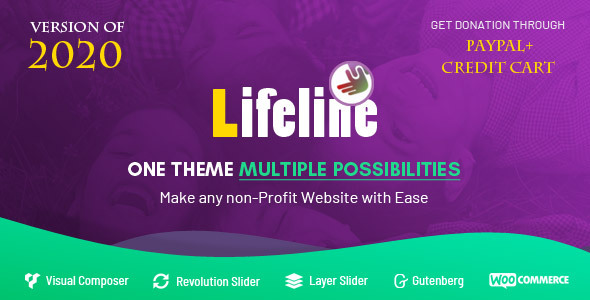 Lifeline – NGO, Fund Raising and Charity WordPress Theme