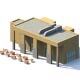 Low Poly Holiday Restaurant - 3DOcean Item for Sale
