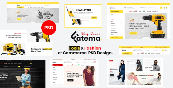 Fatema - Multipurpose e-Commerce PSD Template