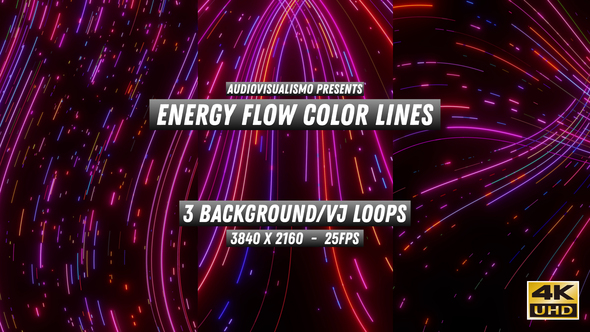 Energy Flow Color Lines