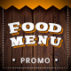 Restaurant Food Menu Promo - VideoHive Item for Sale