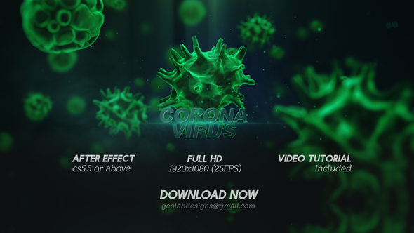 Corona Virus Titles  l  Virus Opener  l  Medical Template  l  Healthcare Presentation