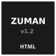 Zuman - Creative Personal Portfolio - ThemeForest Item for Sale