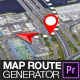 Map Route Generator for Premiere Pro - VideoHive Item for Sale