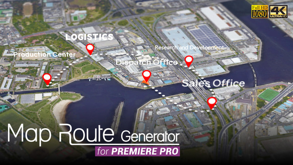 Map Route Generator for Premiere Pro