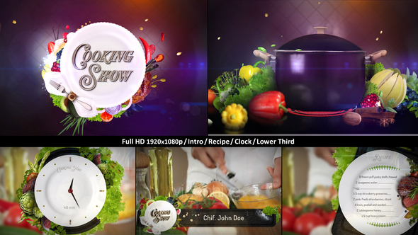 cooking intro after effects free download