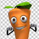 Dancing Carrot Cartoon 3d Character (5-Pack) - VideoHive Item for Sale