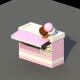 Low Poly Ice Cream Stand - 3DOcean Item for Sale