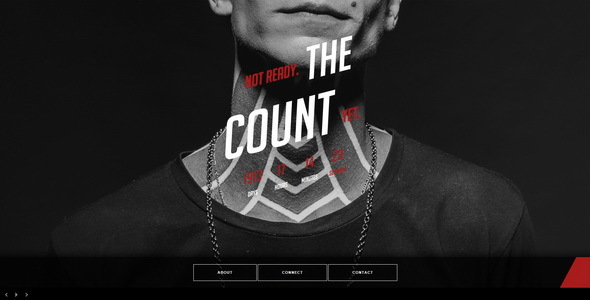 The Count || Responsive Coming Soon Page