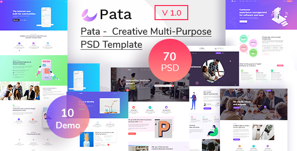 Pata - Creative Multipurpose  PSD Template