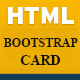 HTML CSS Bootstrap Card Template - CodeCanyon Item for Sale
