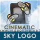 Sky Logo Cinematic Cloud Fly-Through - VideoHive Item for Sale