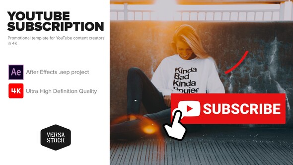 YouTube Subscribe Like Get Notified Promotion Kit alt
