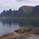 Popular travel destination and Rock Davil’s Jaw in the sunny summer day, Norway,island Senja - VideoHive Item for Sale