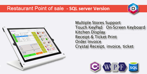Restauracja Point of Sale - Rest POS - C # WPF SQL