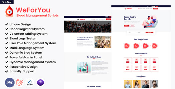 Download Weforyou - Blood Management System and Donor Directory Script Nulled - Nulled