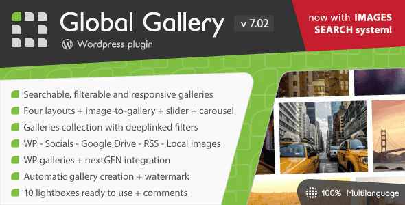 Global Gallery – WordPress Responsive Gallery – WordPress plugins – Hire WordPress Freelancers from FreelancerCV.com