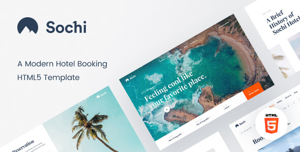 Sochi – Hotel Booking HTML5 Template