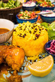 Traditional Iranian saffron rice with raisins - PhotoDune Item for Sale