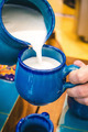 Pouring traditional Iranian yogurt drink Doogh - PhotoDune Item for Sale