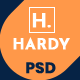 Hardy - Personal Portfolio PSD Template - ThemeForest Item for Sale