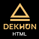 Dekhun Personal Resume / CV / Portfolio HTML Template - ThemeForest Item for Sale