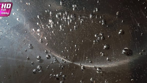 Bubbles Of Steam In A Boiling Pot
