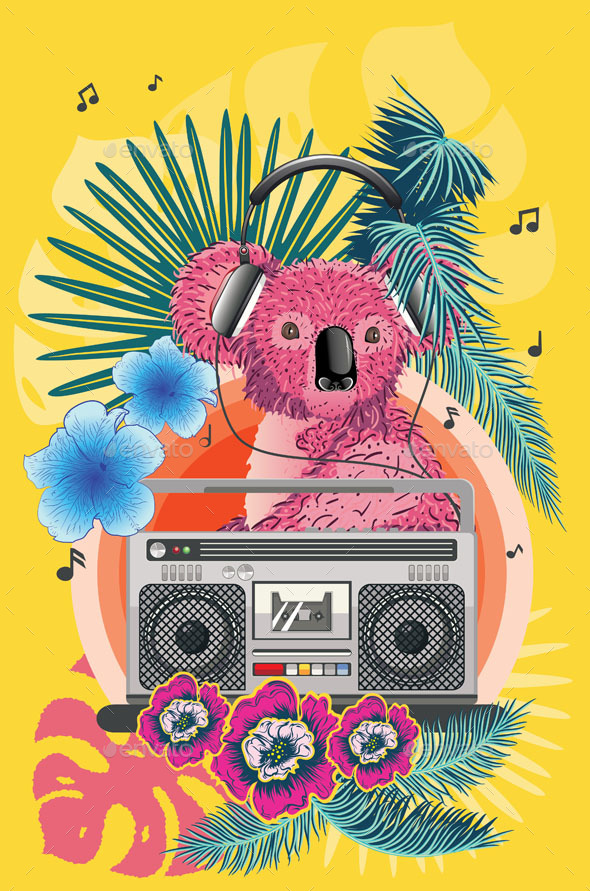 Boombox Music Graphics Designs Templates From Graphicriver