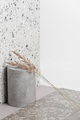 Creative composition of various building decoration materials and dry plants. - PhotoDune Item for Sale