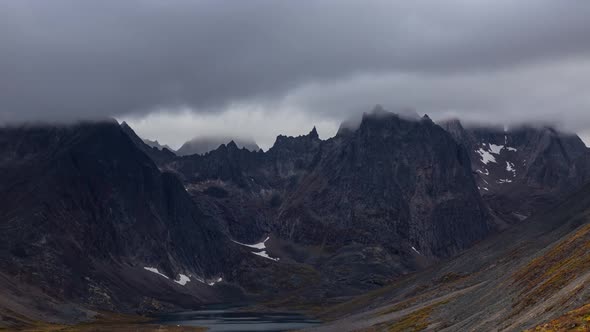 Grizzly Lake in Tombstone Territorial Park, Yukon, Canada.