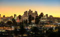 Downtown Los Angeles skyline at sunset - PhotoDune Item for Sale