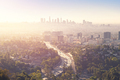 Downtown Los Angeles skyline at sunrise - PhotoDune Item for Sale