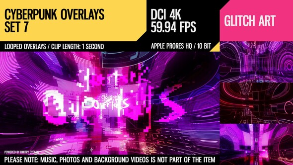 Cyberpunk Overlays (4K Set 7) alt