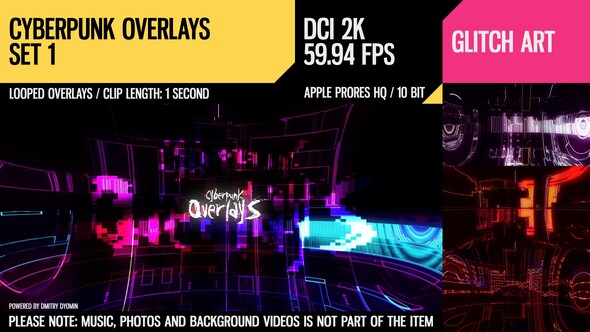 Cyberpunk Overlays (2K Set 1)