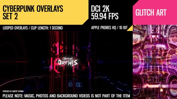 Cyberpunk Overlays (2K Set 2) alt