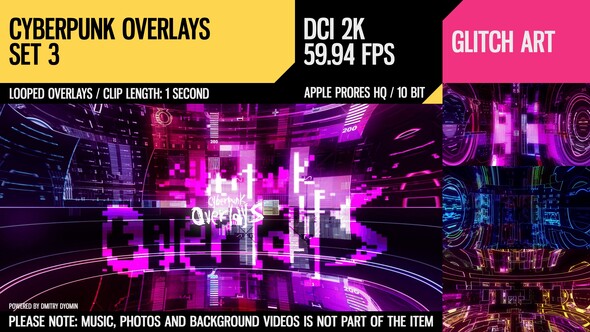 Cyberpunk Overlays (2K Set 3)