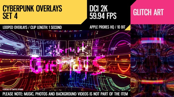 Cyberpunk Overlays (2K Set 4) alt
