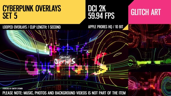 Cyberpunk Overlays (2K Set 5)