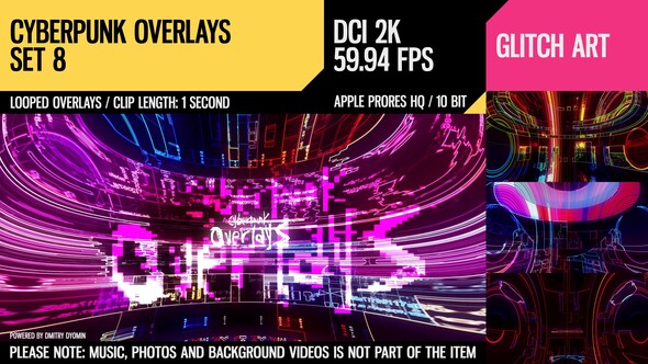 Cyberpunk Overlays (2K Set 7)