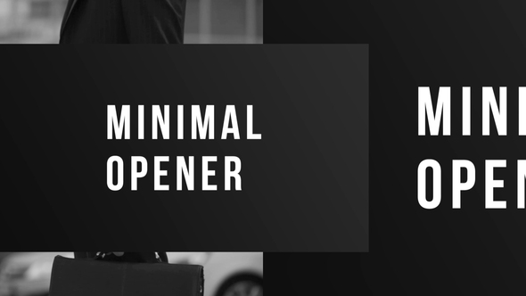 Minimal Opener - Dynamic Promo // Final Cut Pro X alt