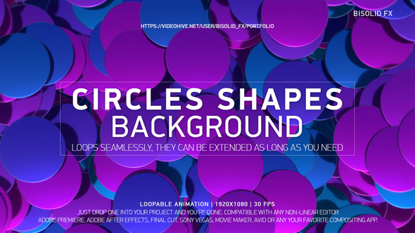 Circles Shapes Background