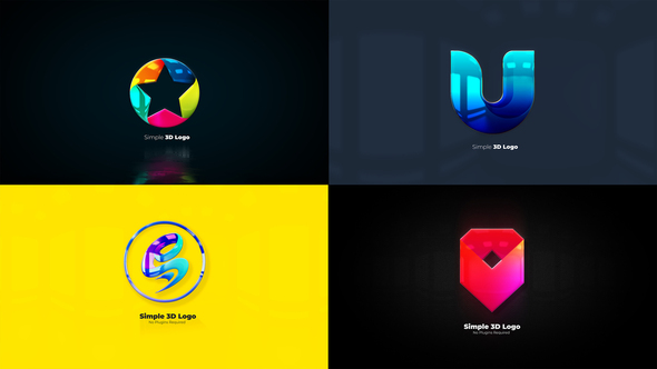 Split 3D Logo Reveal Pack alt